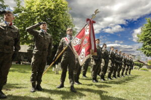 08.05.2025. Kielce. Cmentarz Wojsk Polskich. Wojewódzkie Obchody Narodowego Dnia Zwycięstwa / Fot. Jarosław Kubalski - Radio Kielce