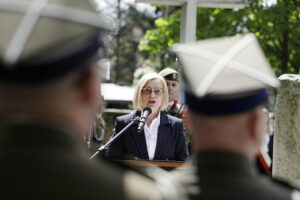 08.05.2025. Kielce. Cmentarz Wojsk Polskich. Wojewódzkie Obchody Narodowego Dnia Zwycięstwa / Fot. Jarosław Kubalski - Radio Kielce
