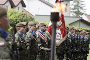 08.05.2025. Kielce. Cmentarz Wojsk Polskich. Wojewódzkie Obchody Narodowego Dnia Zwycięstwa / Fot. Jarosław Kubalski - Radio Kielce