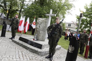 08.05.2025. Kielce. Cmentarz Wojsk Polskich. Wojewódzkie Obchody Narodowego Dnia Zwycięstwa / Fot. Jarosław Kubalski - Radio Kielce