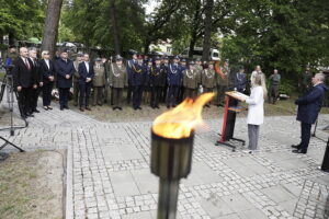 08.05.2025. Kielce. Cmentarz Wojsk Polskich. Wojewódzkie Obchody Narodowego Dnia Zwycięstwa / Fot. Jarosław Kubalski - Radio Kielce