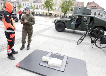 08.05.2025. Kielce. Rynek. Piknik profilaktyczno-wojskowy / Fot. Jarosław Kubalski - Radio Kielce