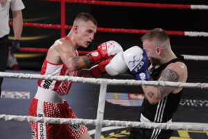 10.05.2025. Kielce. 3. kolejka Polskiej Ligi Boksu: KKB RUSHH Kielce - Imperium Boxing Wałbrzych / Fot. Jarosław Kubalski - Radio Kielce