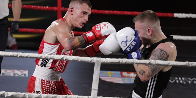 10.05.2025. Kielce. 3. kolejka Polskiej Ligi Boksu: KKB RUSHH Kielce - Imperium Boxing Wałbrzych / Fot. Jarosław Kubalski - Radio Kielce