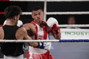 10.05.2025. Kielce. 3. kolejka Polskiej Ligi Boksu: KKB RUSHH Kielce - Imperium Boxing Wałbrzych / Fot. Jarosław Kubalski - Radio Kielce