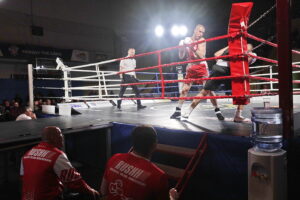 10.05.2025. Kielce. 3. kolejka Polskiej Ligi Boksu: KKB RUSHH Kielce - Imperium Boxing Wałbrzych / Fot. Jarosław Kubalski - Radio Kielce