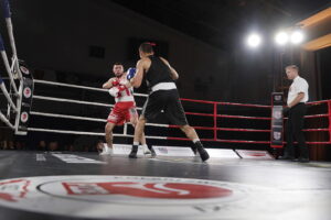 10.05.2025. Kielce. 3. kolejka Polskiej Ligi Boksu: KKB RUSHH Kielce - Imperium Boxing Wałbrzych / Fot. Jarosław Kubalski - Radio Kielce