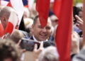 11.05.2025 Kielce. Spotkanie z kandydatem na prezydenta RP Karolem Nawrockim / Fot. Jarosław Kubalski - Radio Kielce