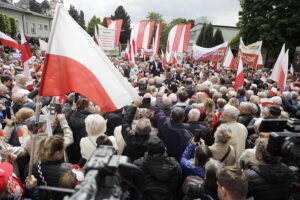 Karol Nawrocki w Kielcach: nie będę lokajem, ani kamerdynerem spraw niemieckich - Radio Kielce