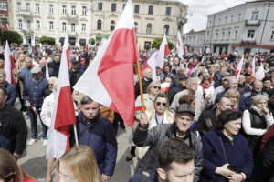 Karol Nawrocki w Kielcach: nie będę lokajem, ani kamerdynerem spraw niemieckich - Radio Kielce