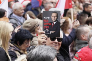 Karol Nawrocki w Kielcach: nie będę lokajem, ani kamerdynerem spraw niemieckich - Radio Kielce