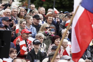 Karol Nawrocki w Kielcach: nie będę lokajem, ani kamerdynerem spraw niemieckich - Radio Kielce