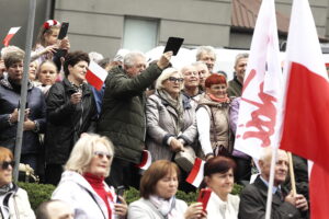 Karol Nawrocki w Kielcach: nie będę lokajem, ani kamerdynerem spraw niemieckich - Radio Kielce
