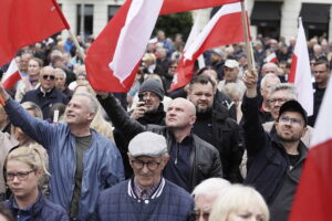 Karol Nawrocki w Kielcach: nie będę lokajem, ani kamerdynerem spraw niemieckich - Radio Kielce
