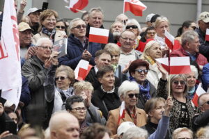 Karol Nawrocki w Kielcach: nie będę lokajem, ani kamerdynerem spraw niemieckich - Radio Kielce