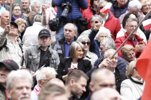 Karol Nawrocki w Kielcach: nie będę lokajem, ani kamerdynerem spraw niemieckich - Radio Kielce