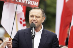 Karol Nawrocki w Kielcach: nie będę lokajem, ani kamerdynerem spraw niemieckich - Radio Kielce