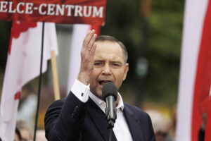 Karol Nawrocki w Kielcach: nie będę lokajem, ani kamerdynerem spraw niemieckich - Radio Kielce