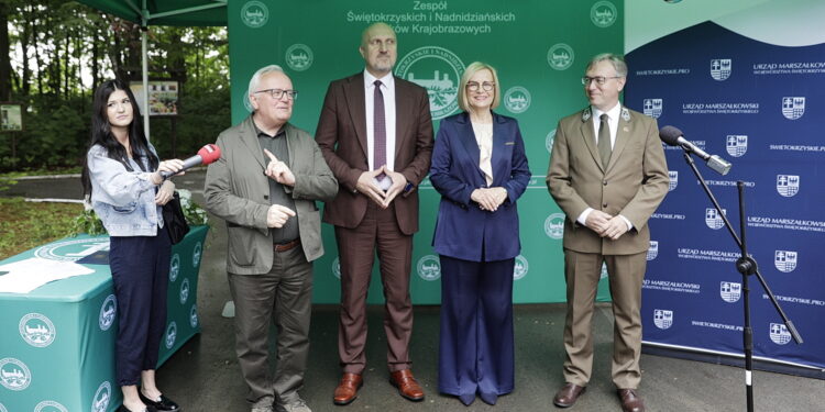 14.05.2025. Kielce. Konferencja prasowa dotycząca projektu przyrodniczego / Fot. Jarosław Kubalski - Radio Kielce