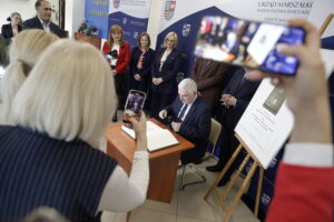 14.05.2025. Kielce. Urząd marszałkowski. Konferencja prasowa o Księdze Tysiąclecia / Fot. Jarosław Kubalski – Radio Kielce