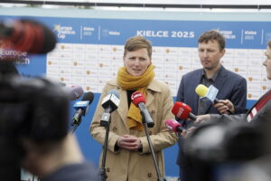 19.05.2025. Kielce. Konferencja zapowiadająca Puchar Europy w Triathlonie / Fot. Jarosław Kubalski - Radio Kielce