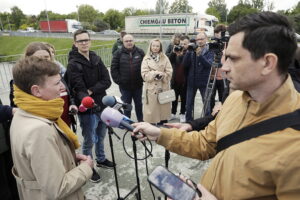 19.05.2025. Kielce. Konferencja zapowiadająca Puchar Europy w Triathlonie / Fot. Jarosław Kubalski - Radio Kielce
