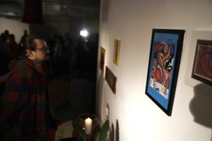 Kielce. Galeria Winda. Wernisaż wystawy prac Agaty Buzek - Radio Kielce