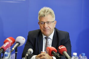 26.05.2025. Kielce. Konferencja prasowa. Na zdjęciu: Józef bryk - wojewoda świętokrzyski / Fot. Jarosław Kubalski - Radio Kielce