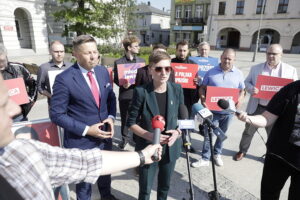 28.05.2025. Kielce. Wiec poparcia dla Rafała Trzaskowskiego / Fot. Jarosław Kubalski - Radio Kielce