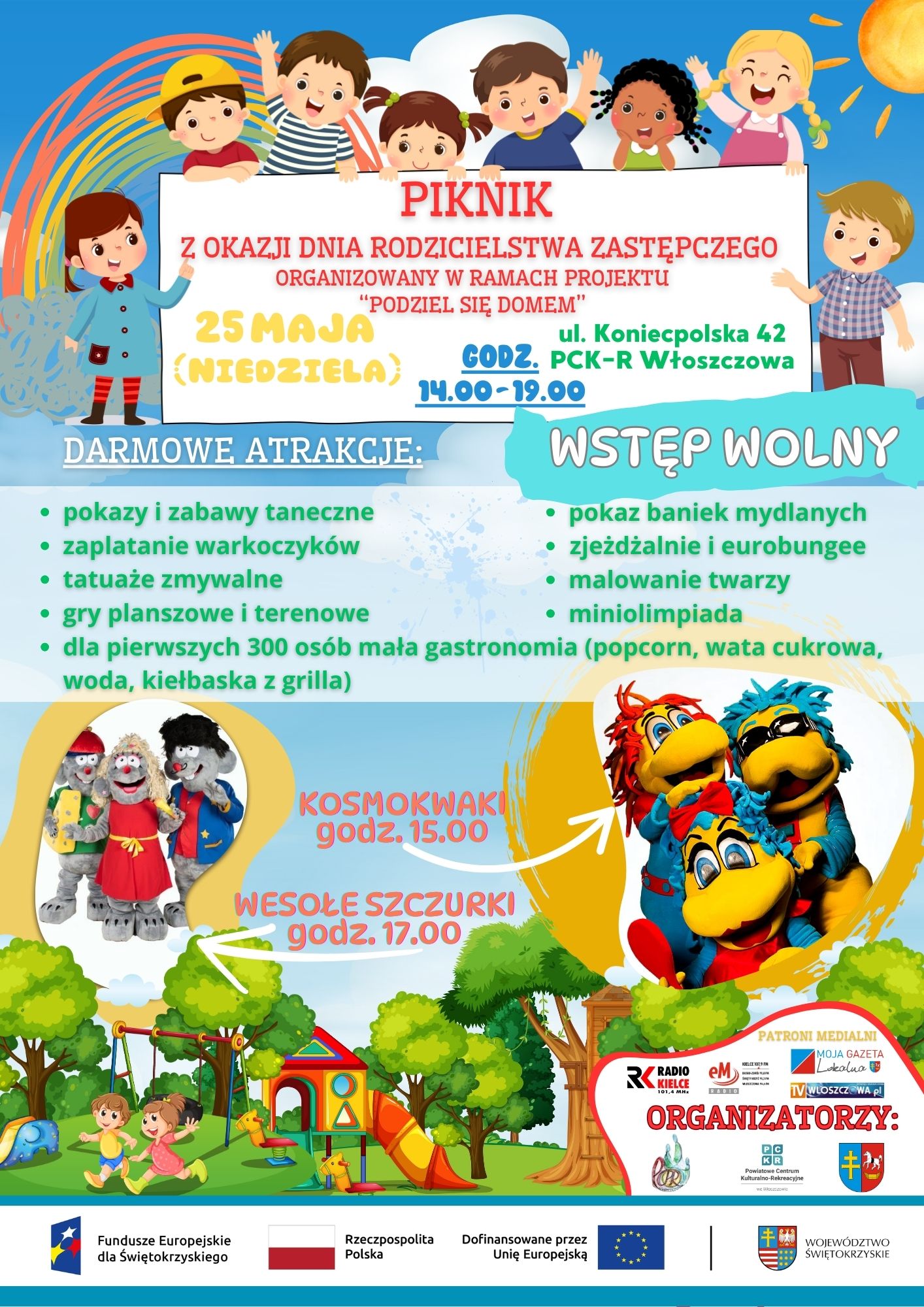Piknik z okazji Dnia Rodzicielstwa Zastępczego - Radio Kielce