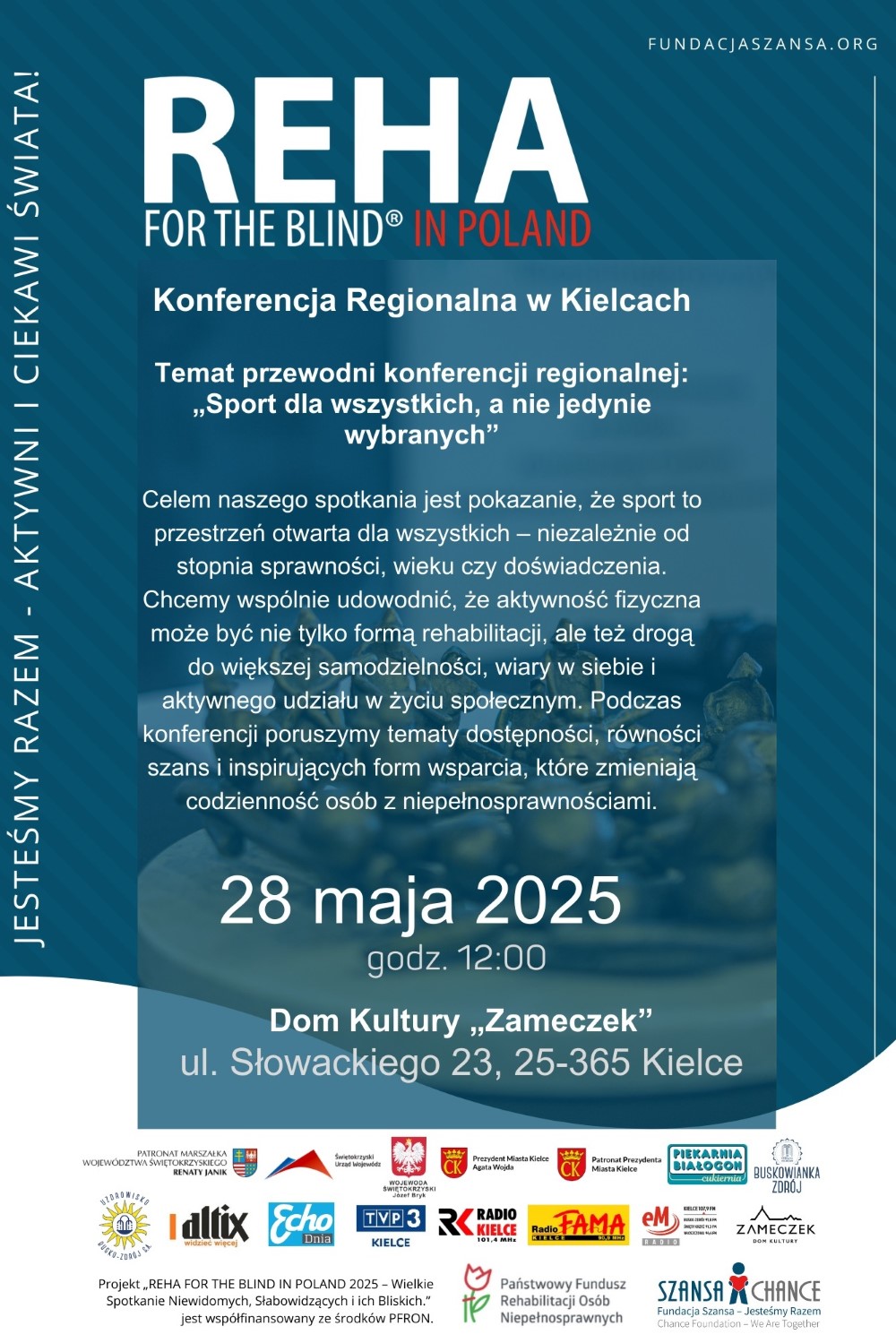 XXIII edycja Międzynarodowej Konferencji REHA FOR THE BLIND IN POLAND 2025 - Radio Kielce