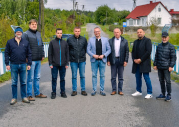 Ruda. Rozpoczęcie prac przy modernizacji mostu kolejowego / Fot. UG Brody