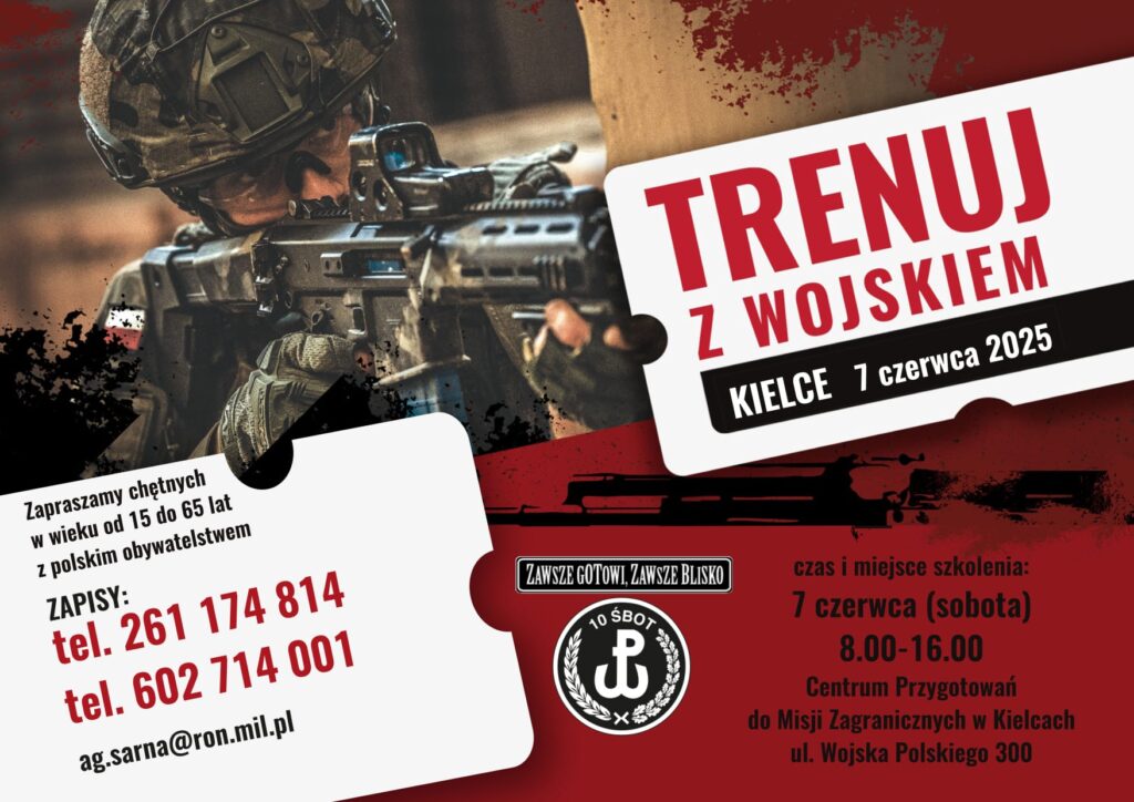 Dziesiątki chętnych na trenowanie z wojskiem - Radio Kielce