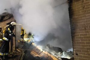 16.05.2025. Zajączkowice. Pożar / Fot. Ratownictwo Powiatu Ostrowieckiego