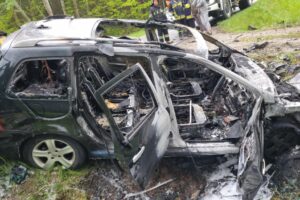 09.05.2025. Trzcianka. Wypadek / Fot. Policja