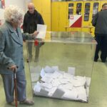 18.05.2025. Sandomierz. Obwodowa komisja wyborcza nr 2 / Fot. Grażyna Szlęzak - Radio Kielce