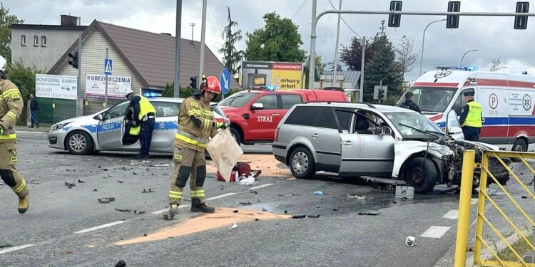 15.05.2025. Zgórsko/ Wypadek / Fot. Kielce i Okolice Wypadki i Kolizje 519619919 Pomoc Drogowa - Facebook
