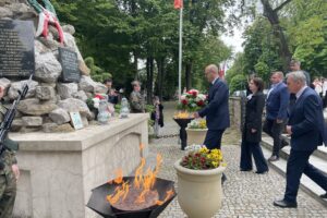 08.05.2025. Sandomierz. Obchody Narodowego Dnia Zwycięstwa / Fot. Grażyna Szlęzak – Radio Kielce