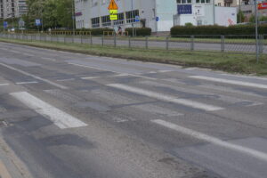 13.05.2025. Kielce. Ulica Warszawska, odcinek od ul. Turystycznej do rejonu skrzyżowania z ul. Jesionową / Fot. Adrian Dróżdż - Radio Kielce