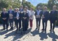 26.05.2025. Opatów. Konferencja parlamentarzystów i samorządowców popierających Karola Nawrockiego / Fot. Anna Głąb - Radio Kielce
