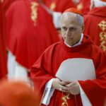 08.05.2025. Watykan. Na zdjęciu: Robert Prevost/ Fot. EPA/Fabio Frustraci - Dostawca: PAP/EPA.