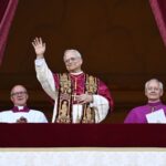 08.05.2025. Watykan. Na zdjęciu: papież Leon XIV / Fot. EPA/PAP - Vatican Media