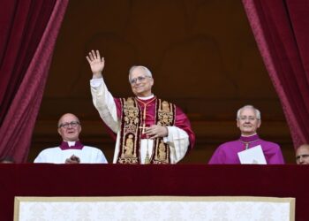 08.05.2025. Watykan. Na zdjęciu: papież Leon XIV / Fot. EPA/PAP - Vatican Media