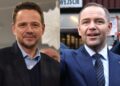 Na zdjęciu (od lewej): Rafał Trzaskowski, Karol Nawrocki / Fot. Radio Kielce