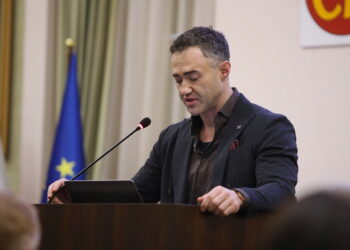 Na zdjęciu: radny Maciej Bursztein / Fot. Wiktor Taszłow - Radio Kielce