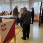 18.05.2025. Sandomierz. Obwodowa komisja wyborcza nr 2 / Fot. Grażyna Szlęzak - Radio Kielce