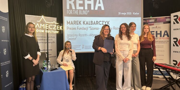 28.05.2025. Kielce. Spotkanie na temat potrzeb osób niewidomych i słabowidzących / Fot. Iwona Murawska-Bujnowicz - Radio Kielce