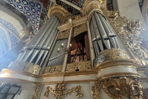 16.05.2025. Sandomierz. Bazylika katedralna. Prawie 100-letnie organy przechodzą remont / Fot. Grażyna Szlęzak - Radio Kielce