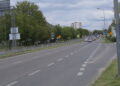 13.05.2025. Kielce. Ulica Warszawska, odcinek od ul. Turystycznej do rejonu skrzyżowania z ul. Jesionową / Fot. Adrian Dróżdż - Radio Kielce