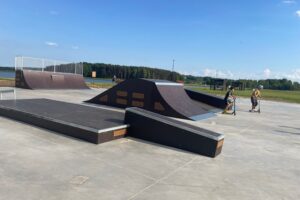 Skatepark przy zalewie Antoniów w gminie Radoszyce / Fot. Magdalena Galas-Klusek - Radio Kielce